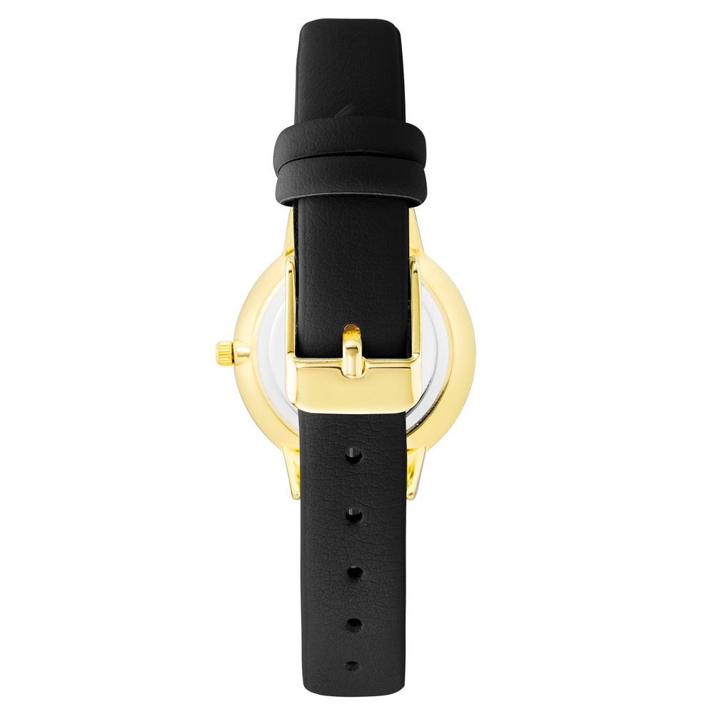 Juicy Couture Black Plastic Dress Watch