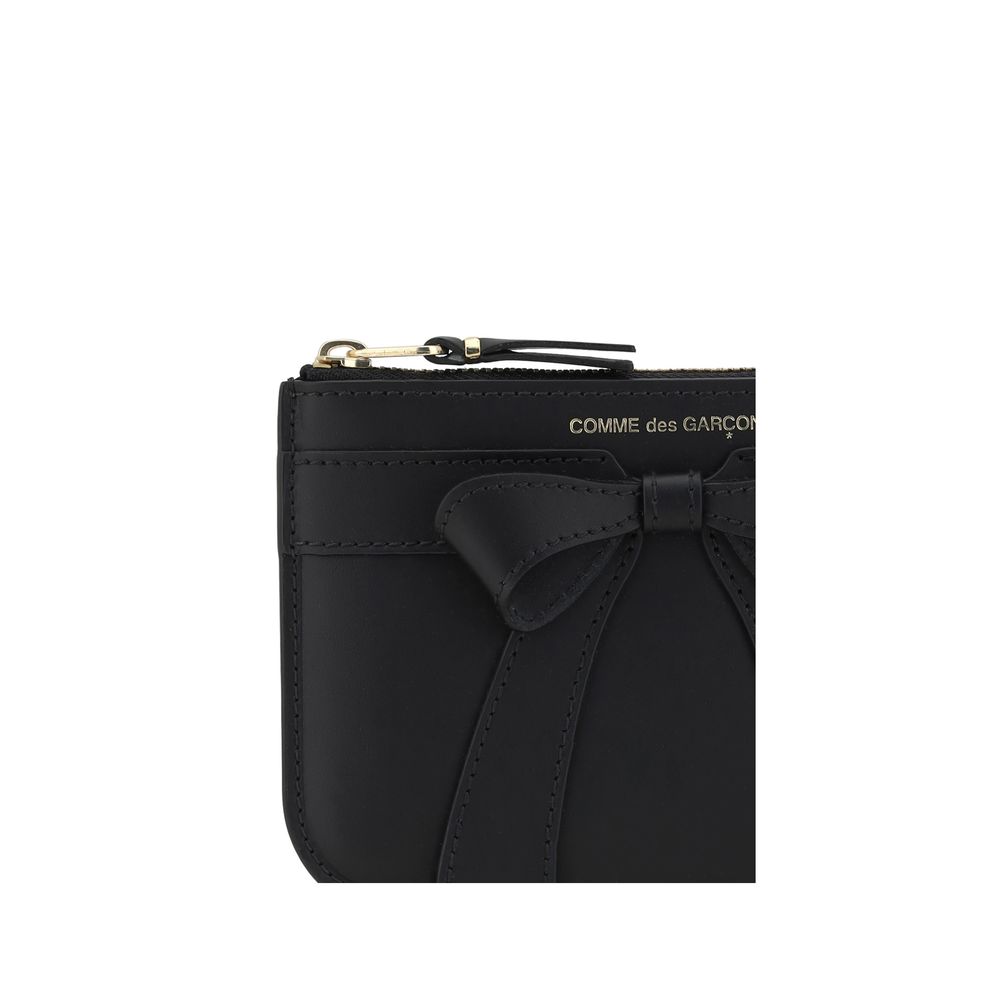 Comme Des Garçons Black Calf Leather Bos Taurus Wallet