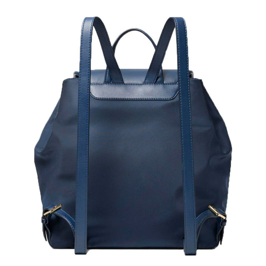 Michael Kors Blue Canvas Backpack