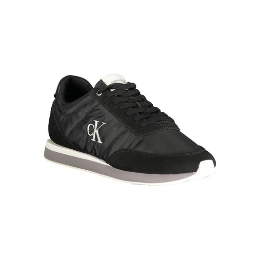 Calvin Klein Black Polyester Men Sneaker