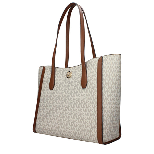 Michael Kors Beige Fabric Shoulder Bag