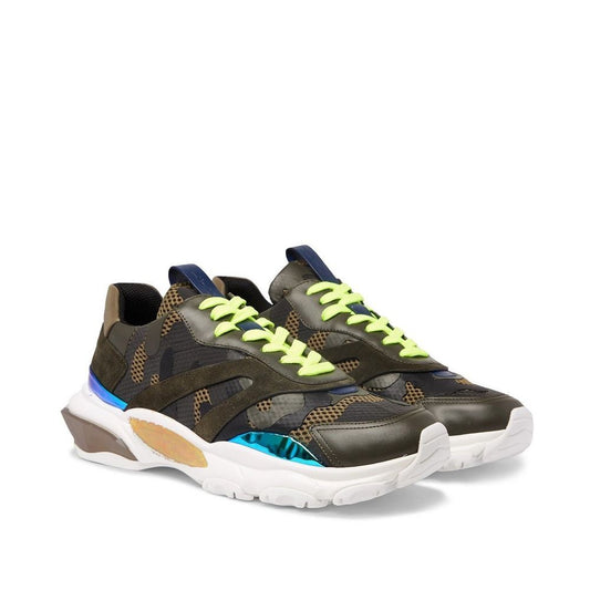 Valentino Garavani Bicolor Fabric Athletic Sneakers