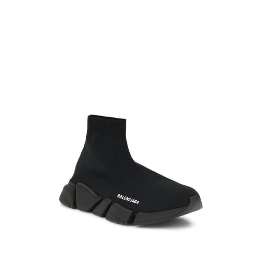 Balenciaga Black Rubber Athletic Sneakers