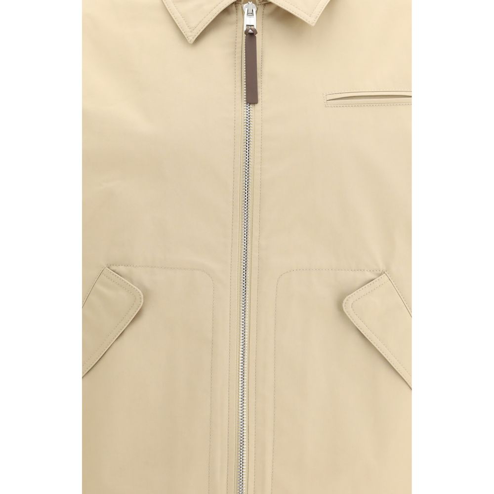 Moschino Brown Cotton Coat