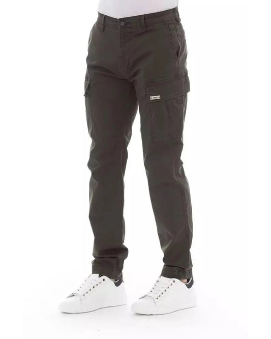 Baldinini Trend Army Cotton Cargo Pants
