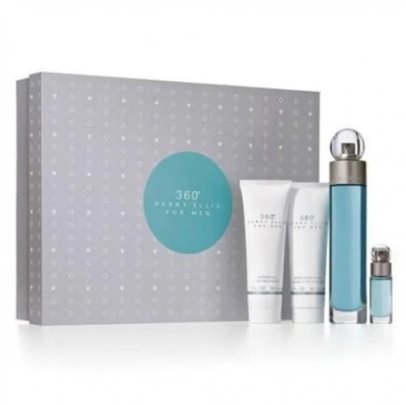 360 Men Piece Gift Set Featuring Toilette Spray and Shave Balm Men’s Sets Perry Ellis