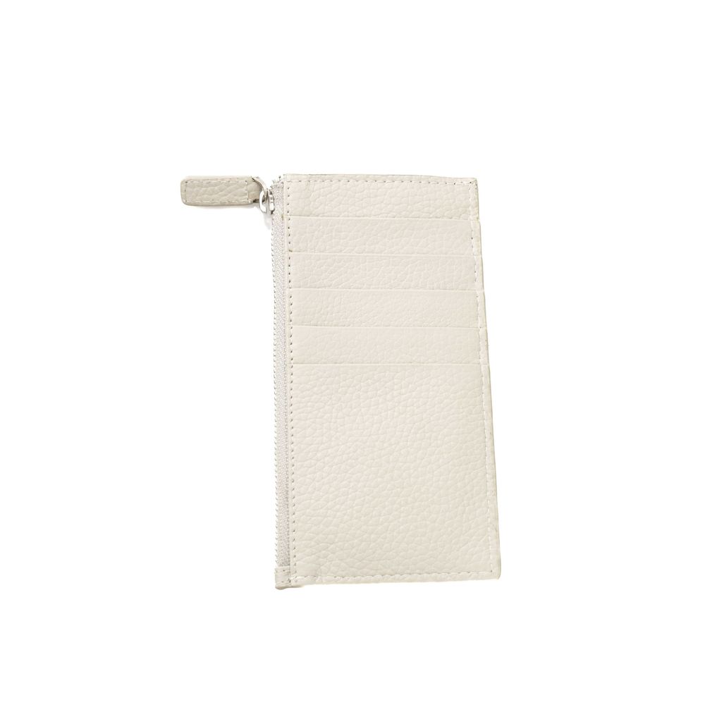 Cartera Cerruti 1881 de piel blanca para hombre