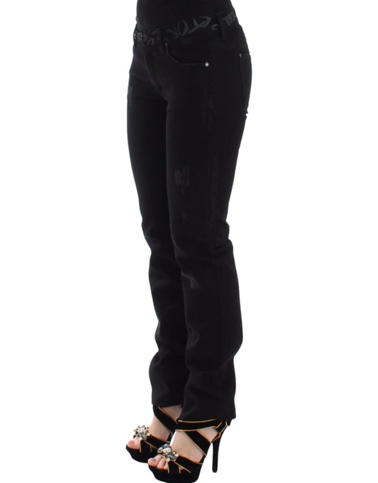 Jean skinny noir chic Ermanno Scervino