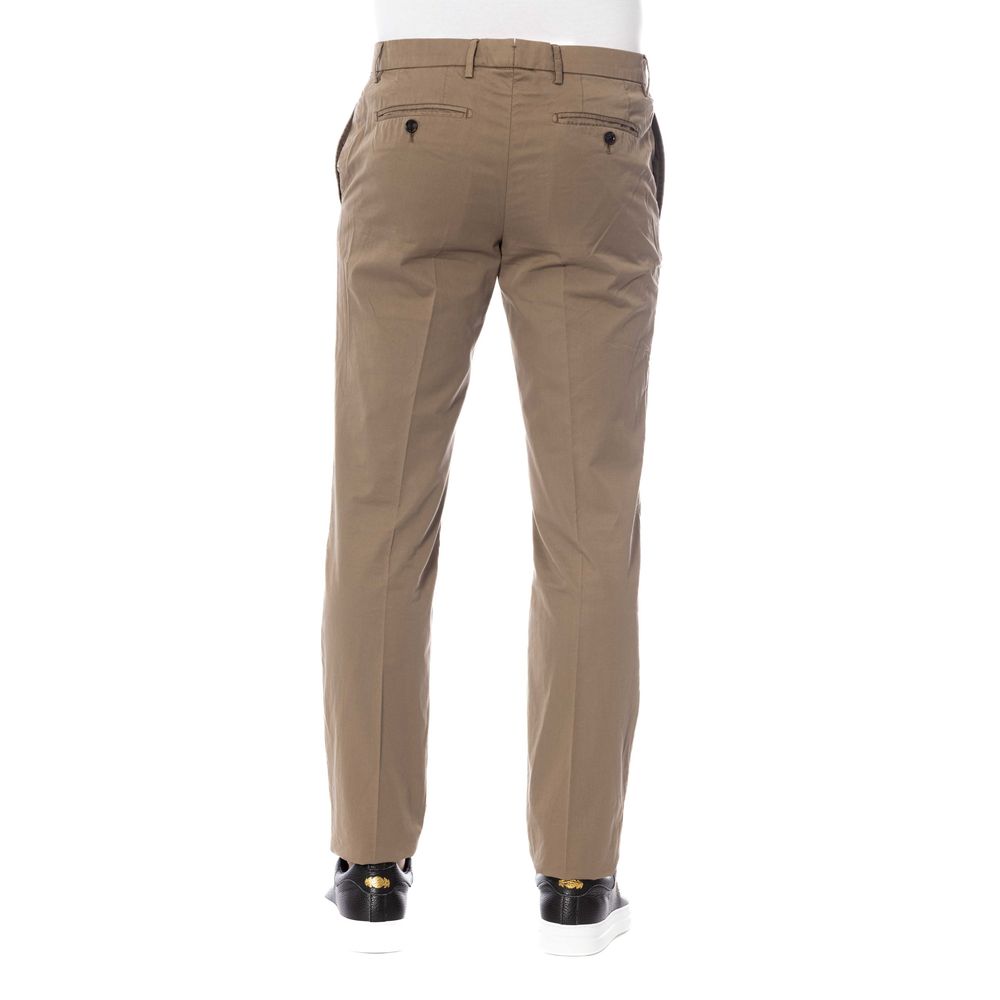 Pantalón Trussardi de algodón marrón para hombre