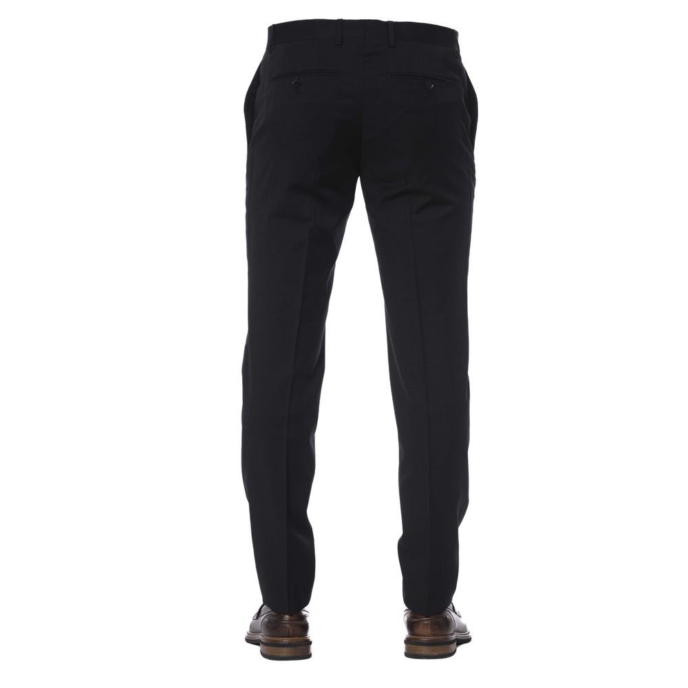 Pantalón Trussardi de lana virgen negra para hombre