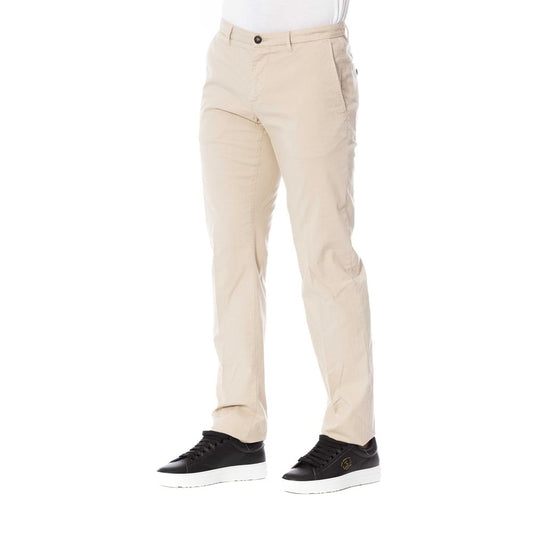 Pantalón Trussardi de algodón beige para hombre