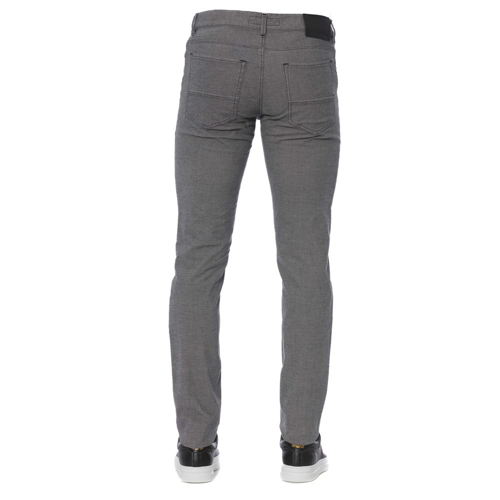 Pantalones Trussardi Jeans de algodón gris para hombre