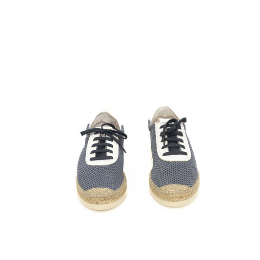 Baskets Cerruti 1881 en cuir de veau bleu pour homme