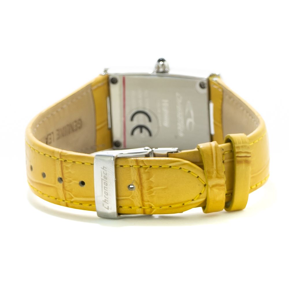 Chronotech Bicolor Leather Dress Watch