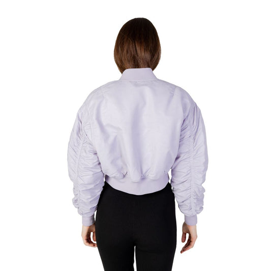 Calvin Klein Jeans Purple Polyamide Bomber