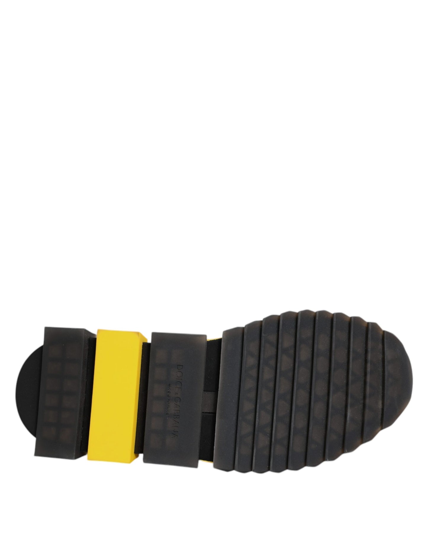 Baskets de sport extensibles jaunes Dolce & Gabbana SORRENTO