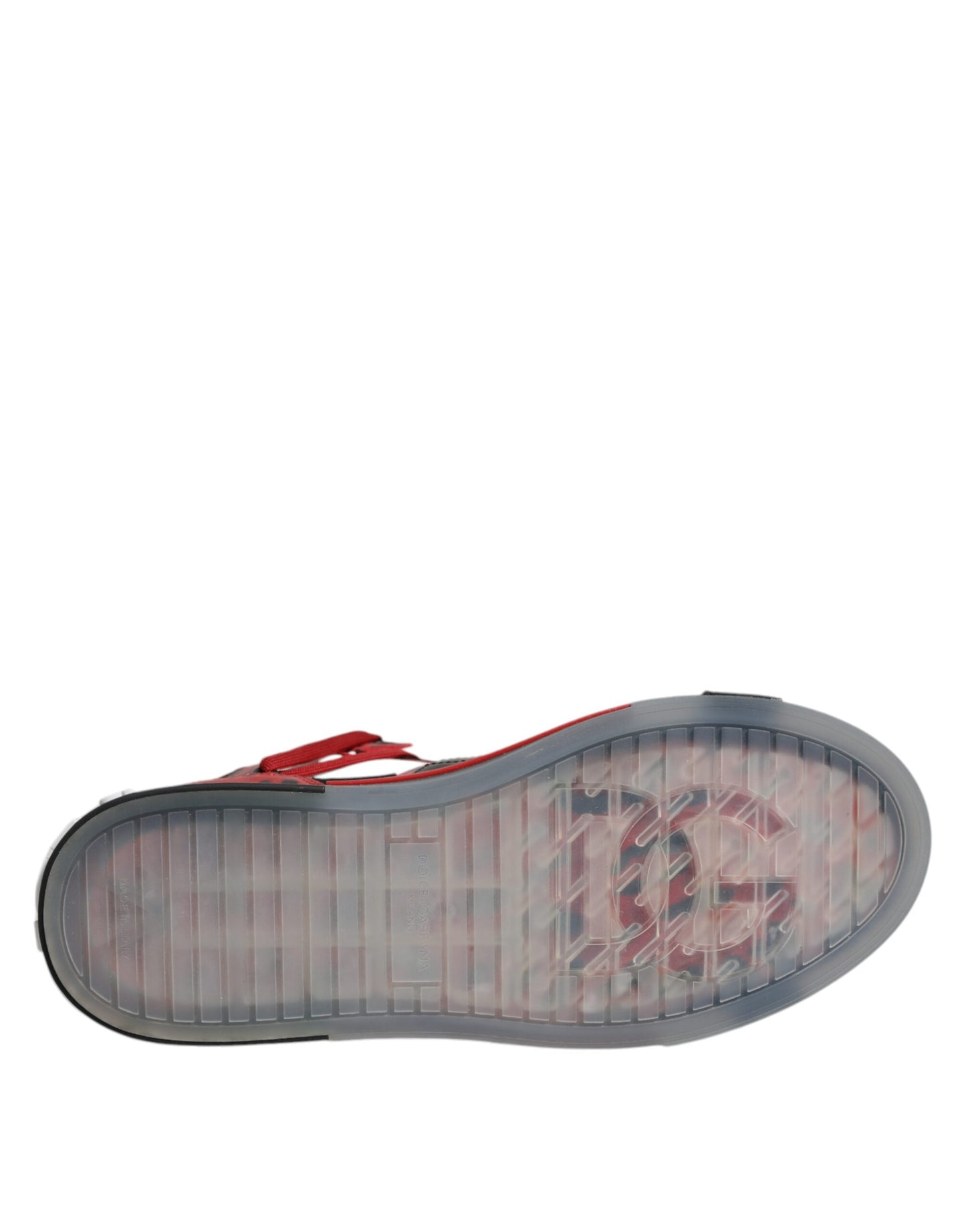 Baskets montantes en cuir multicolore Dolce & Gabbana