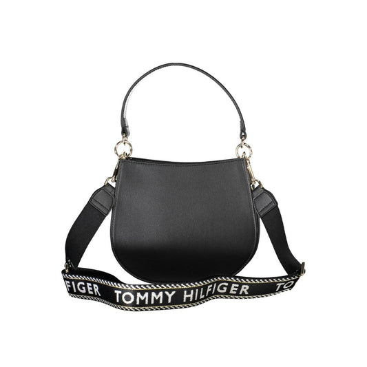 Sac à main Tommy Hilfiger en polyester noir pour femme