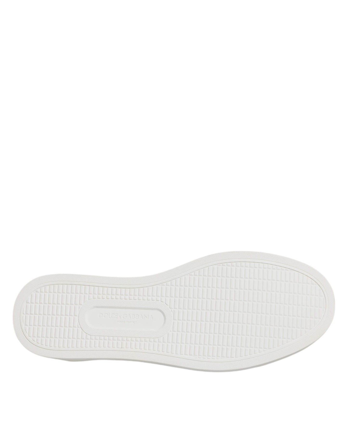 Zapatillas deportivas de piel de becerro marrón con estampado de leopardo de Dolce & Gabbana