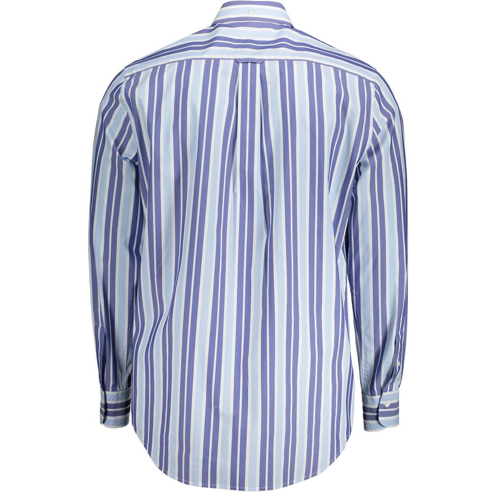 Gant Azzurro Cotton Men Shirt