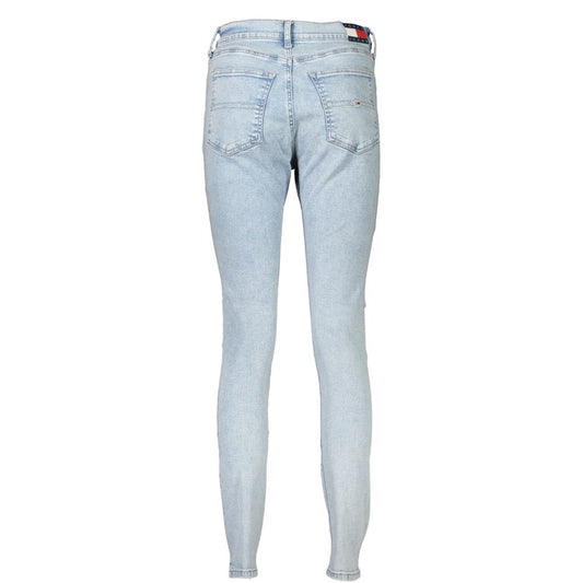 Tommy Hilfiger Blue Cotton Skinny Jeans