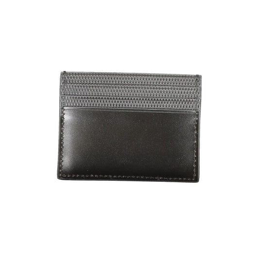 Calvin Klein Black Leather Men Card Holder