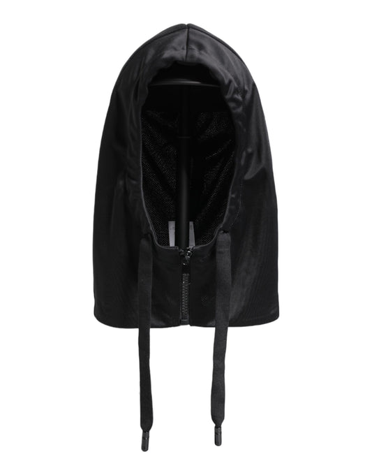 Sombrero cruzado de poliéster negro Dolce & Gabbana