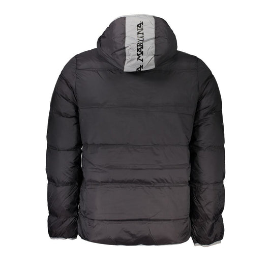 La Martina Black Polyamide Shell Jacket