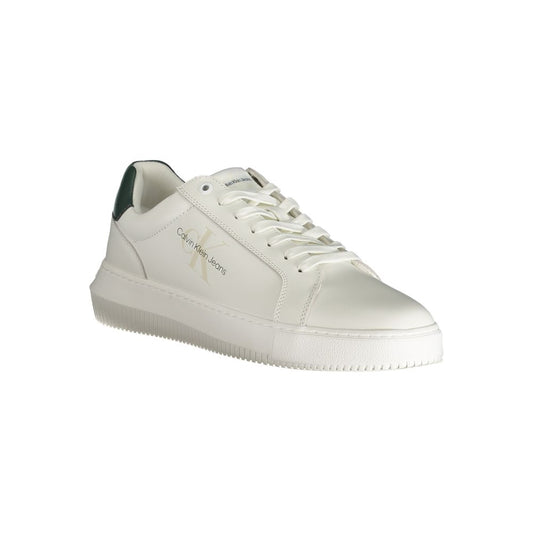 Calvin Klein Bianco Leather Men Sneaker