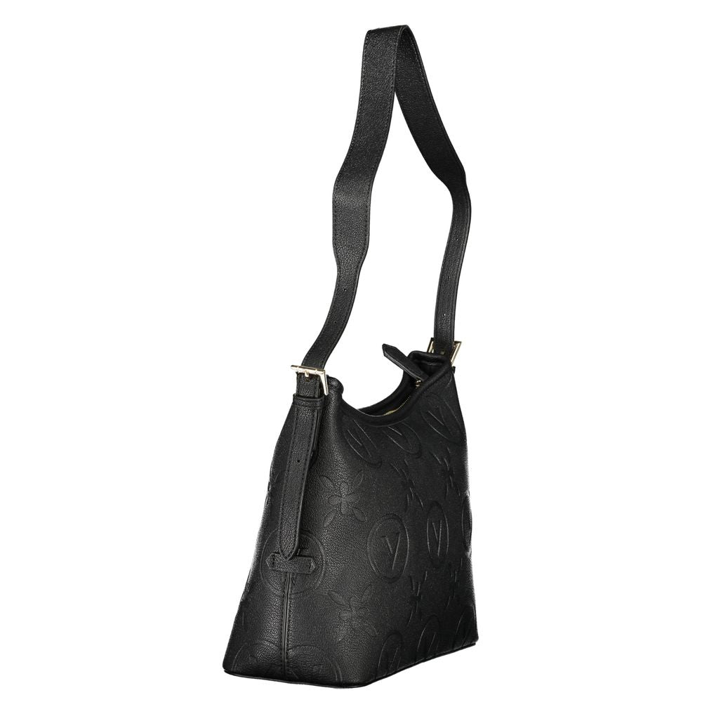 Mario Valentino Nero Polyurethane Women Shoulder Bag