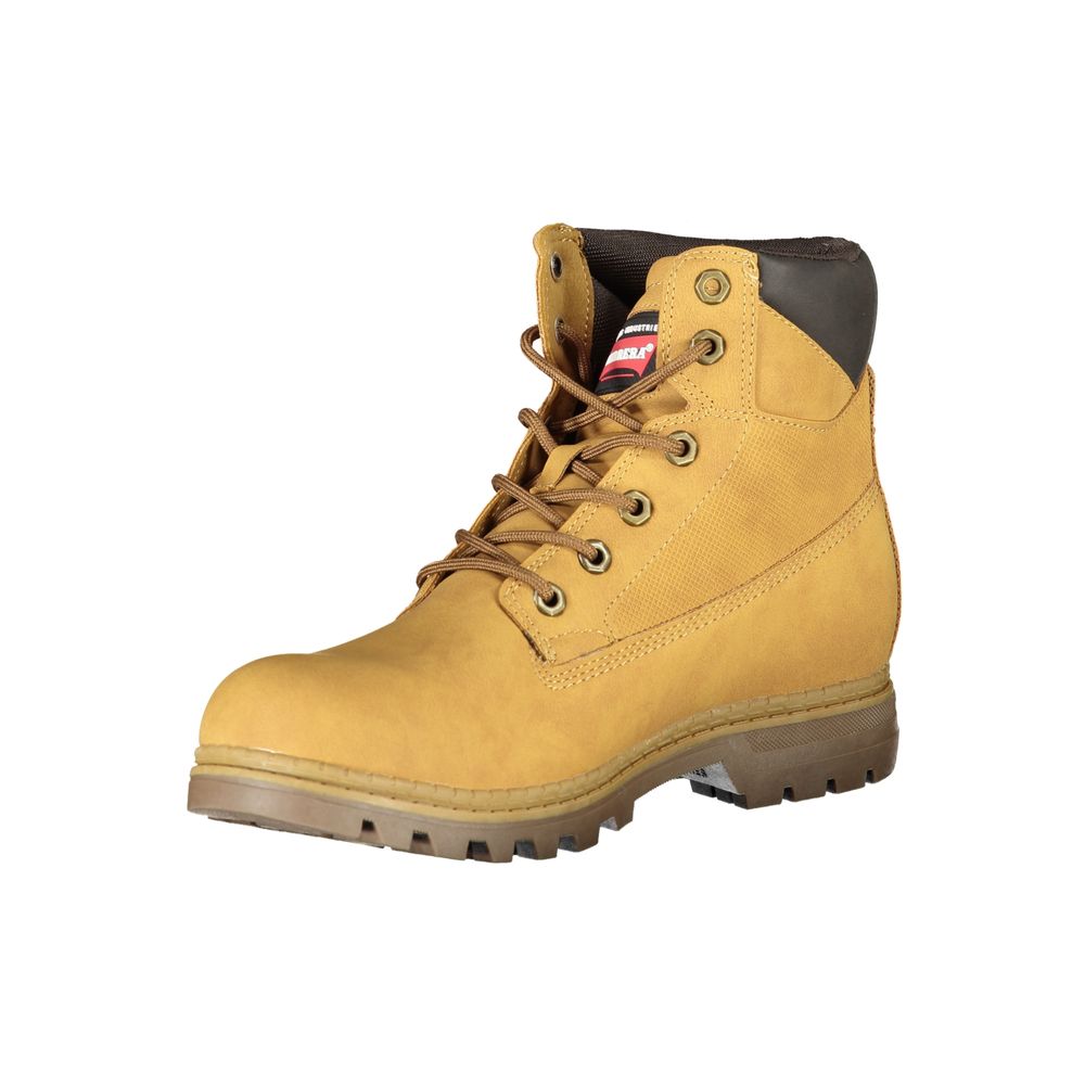 Carrera Giallo Polyurethane Men Ankle Boot