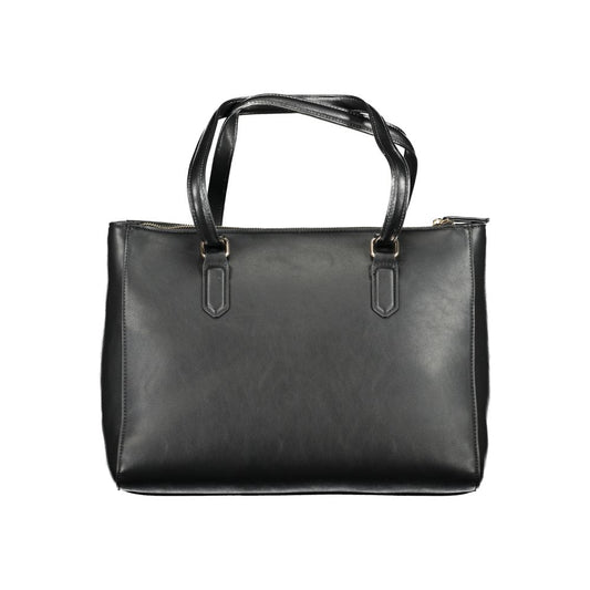 Mario Valentino Black Polyethylene Women Handbag