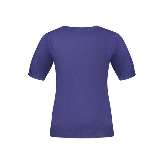 Guess Jeans Blu Viscosa Woman Sweater