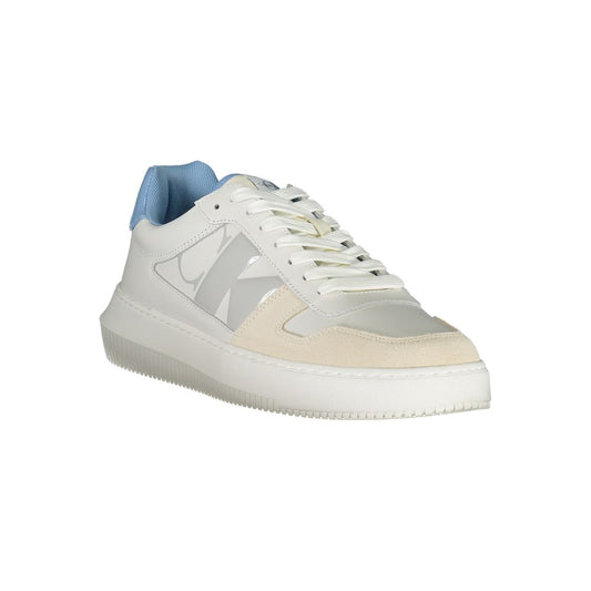 Calvin Klein White Polyester Athletic Sneakers