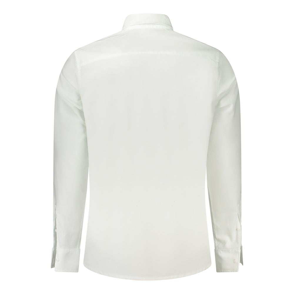 Calvin Klein White Cotton Dress Shirt