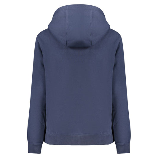 Tommy Hilfiger Blue Cotton Women's Hooded Sweatshirt