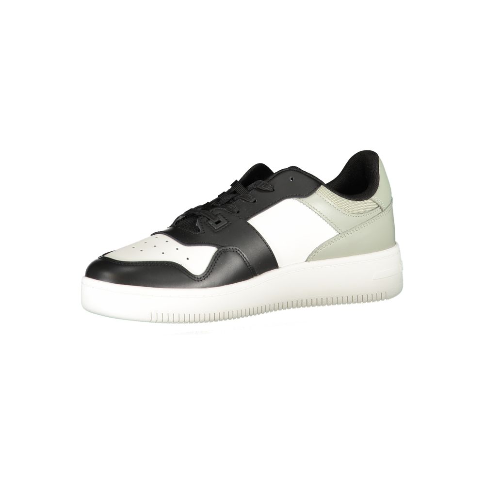 Tommy Hilfiger Black Polyester Athletic Sneakers