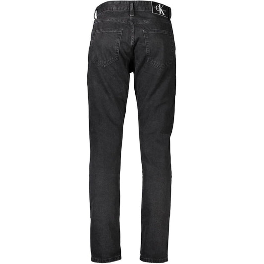 Calvin Klein Black Cotton Men Jeans