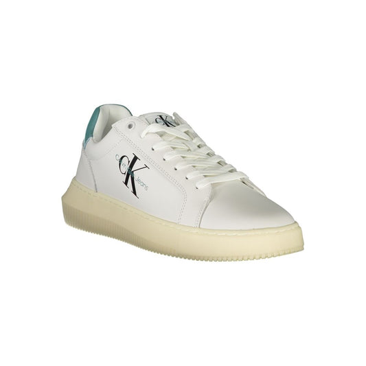 Calvin Klein White Polyester Athletic Sneakers