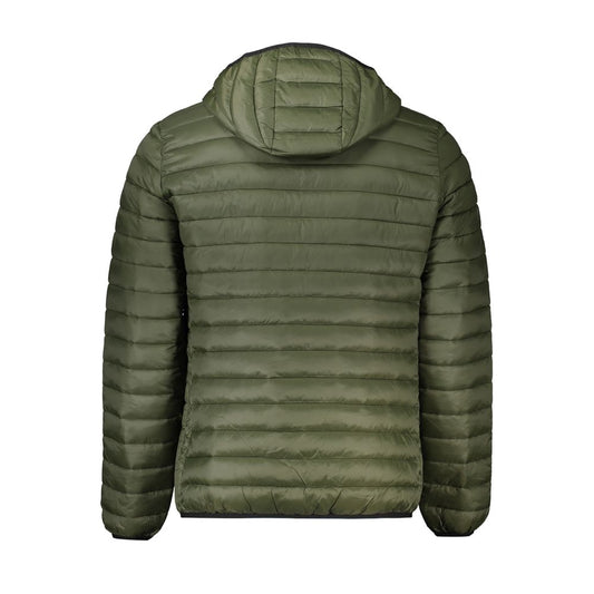 Cavalli Class Green Polyamide Full-Length Jacket