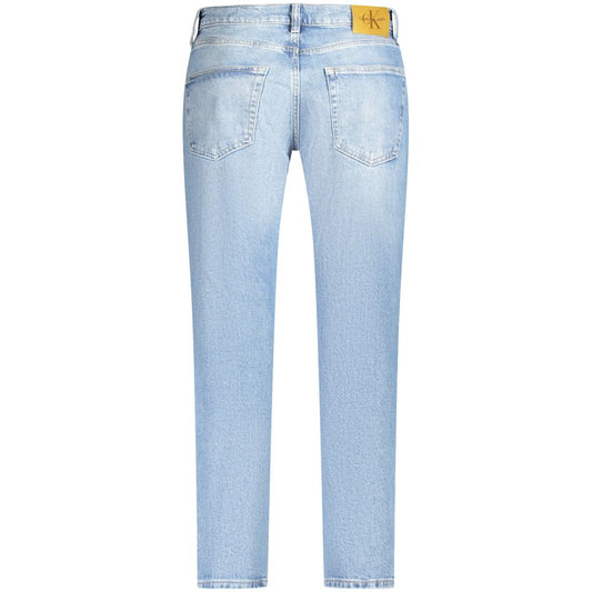 Calvin Klein Blue Cotton Men Jeans
