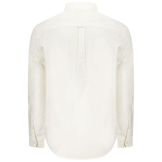 Tommy Hilfiger White Cotton Men Shirt