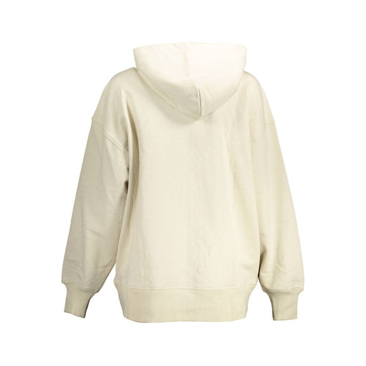 Calvin Klein Beige Cotton Women Sweatshirt