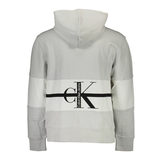 Calvin Klein Gray Cotton Men Sweatshirt