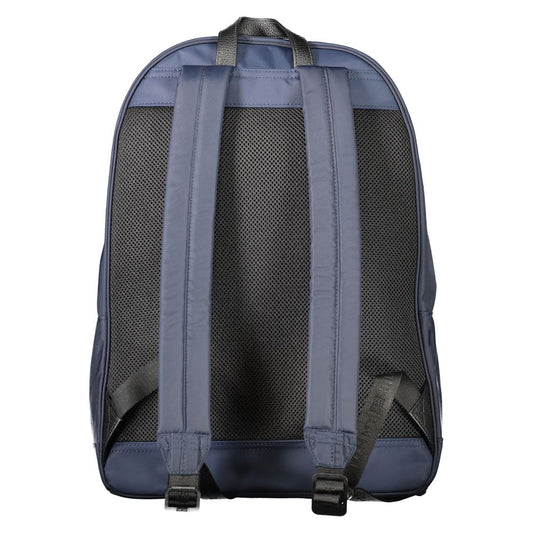 Tommy Hilfiger Blue Polyester Men Backpack