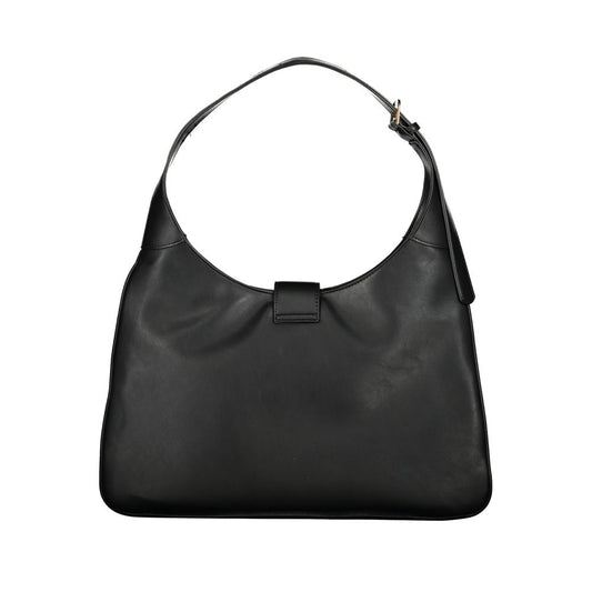 Mario Valentino Black Polyurethane Women Handbag