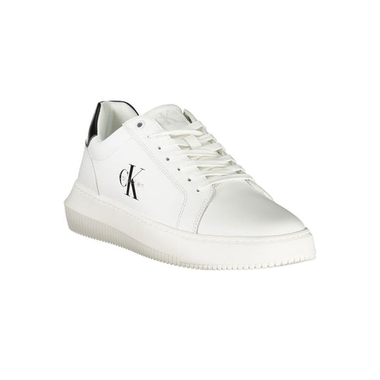 Calvin Klein Bianco Polyurethane Men Sneaker