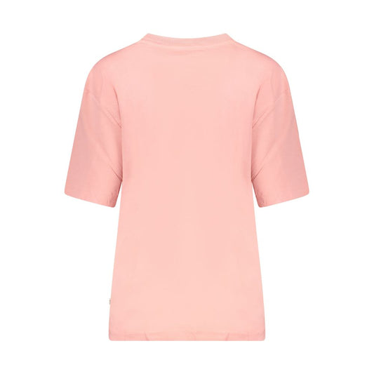 Guess Jeans Pink Organic Cotton Women T-Shirt