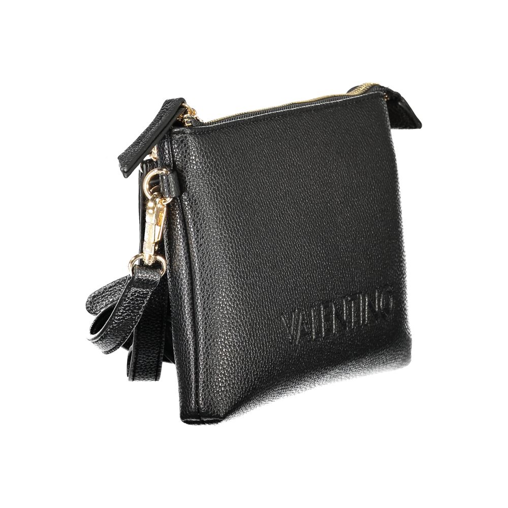 Mario Valentino Black Polyurethane Women Handbag