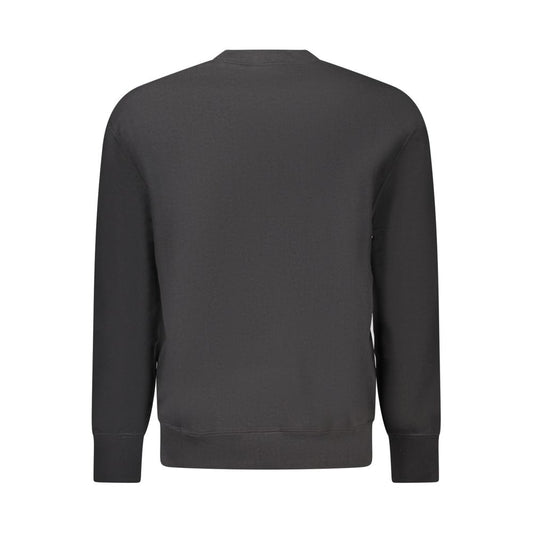 Calvin Klein Black Cotton Men Sweatshirt